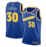 Men's Golden State Warriors #30 Stephen Curry Royal With No.6 Patch Stitched Jersey,baseball caps,new era cap wholesale,wholesale hats